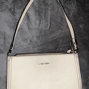 Calvin Klein Off-White Shoulder Bag